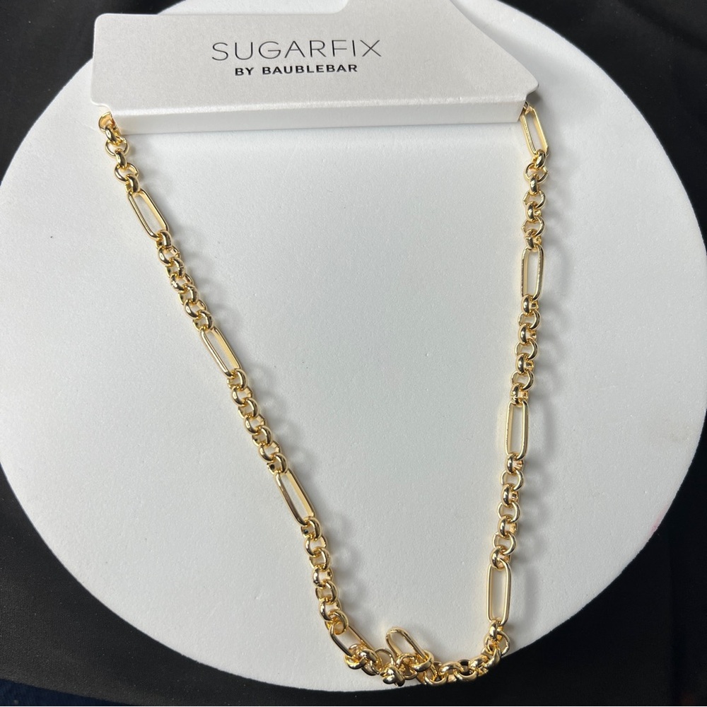 Item 39 - Goldtone Chain Sugarfix Necklace by Baublebar
